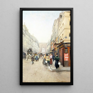 Emile Cambiaggio - La rue du FaubourgSaintDenis.webp