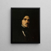 Portrait painting of Eugène Delacroix 1798-1863 painter - Émile Champmartin — framed artwork on a wall