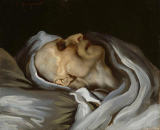 Théodore Géricault on his deathbed - Émile Champmartin — artwork view