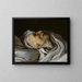 Théodore Géricault on his deathbed - Émile Champmartin — framed artwork on a wall