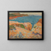 Afternoon at Estrel, French Riviera - Émile Claus — framed artwork on a wall
