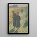 Girls in the Field - Émile Claus — framed artwork on a wall