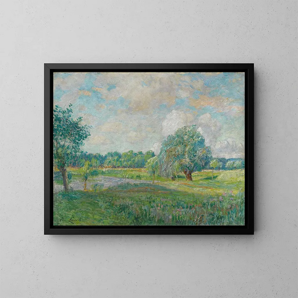 The Willow - Émile Claus — framed artwork on a wall