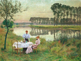 Summer Evening - Émile Claus — artwork view