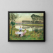 Summer Evening - Émile Claus — framed artwork on a wall