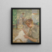 Sunny Day - Émile Claus — framed artwork on a wall