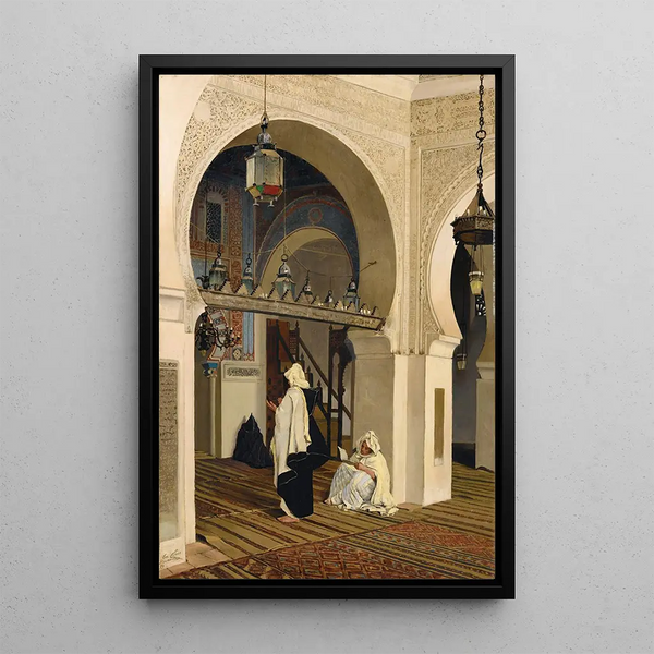 La Mosquée de Sidi Boumediene - Émile Claus — framed artwork on a wall