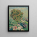 The blooming garden in May - Émile Claus — framed artwork on a wall