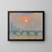 Waterloo Bridge, London - Émile Claus — framed artwork on a wall
