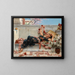 An Odalisque - Émile Eisman-Semenowsky — framed artwork on a wall