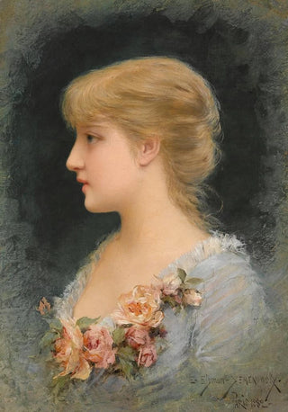 Emile EismanSemenowsky - Portrait Of A Girl.webp