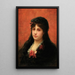 Portrait of a Spanish Woman - Émile Eisman-Semenowsky — framed artwork on a wall