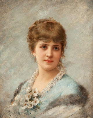Portrait of a lady - Émile Eisman-Semenowsky — artwork view