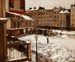 La place Pigalle sous la neige - Émile Louis Mathon — artwork view