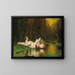 Cupid and His Own Reflection - Émile Meyer — framed artwork on a wall