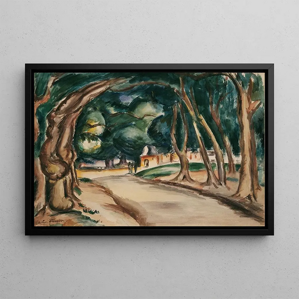 Allée - Émile Othon Friesz — framed artwork on a wall