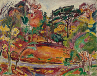 Autumn in Honfleur, La Côte de Grâce - Émile Othon Friesz — artwork view