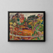 Autumn in Honfleur, La Côte de Grâce - Émile Othon Friesz — framed artwork on a wall