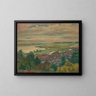 L'estuaire de Honfleur - Émile Othon Friesz — framed artwork on a wall