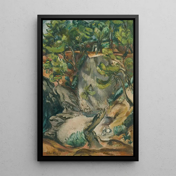 La Crique Toulon - Émile Othon Friesz — framed artwork on a wall