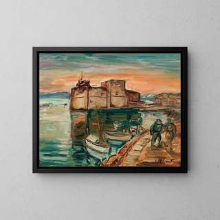 La Côte d'Azur - Émile Othon Friesz — framed artwork on a wall
