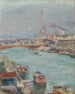 La Seine à Paris, la Tour Eiffel, le jour - Émile Othon Friesz — artwork view