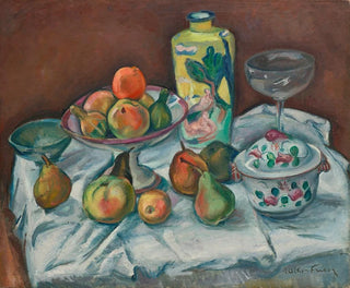 La Table après le dîner ou Nature morte avec vase vert - Émile Othon Friesz — artwork view