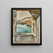 The window on the port of Toulon - Émile Othon Friesz — framed artwork on a wall