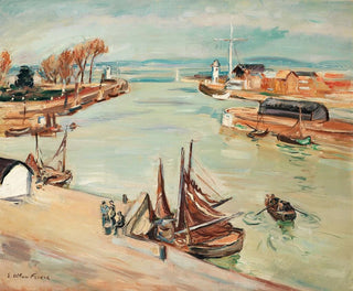 Le port de Honfleur - Émile Othon Friesz — artwork view