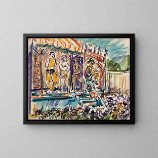 The Show - Émile Othon Friesz — framed artwork on a wall
