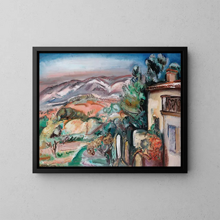 Landscape of Toulon - Émile Othon Friesz — framed artwork on a wall