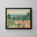 Landscape in Cassis - Émile Othon Friesz — framed artwork on a wall