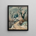 Landscape under the Snow - Émile Othon Friesz — framed artwork on a wall