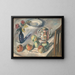 Still life with apples - Émile Othon Friesz — framed artwork on a wall