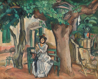 La Dame sur la terrasse - Émile Othon Friesz — artwork view