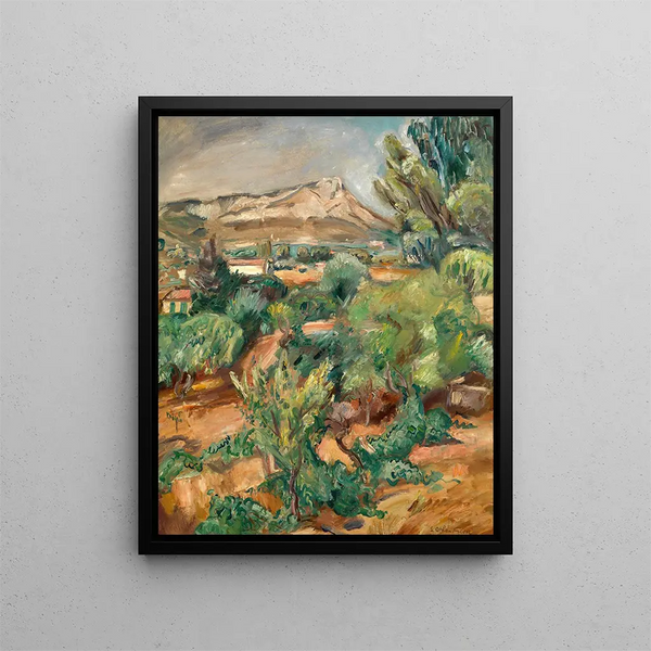Le Coudon seen from Cap Brun - Émile Othon Friesz — framed artwork on a wall
