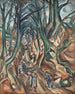 La route en contrebas en hiver - Émile Othon Friesz — artwork view