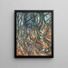 La route en contrebas en hiver - Émile Othon Friesz — framed artwork on a wall
