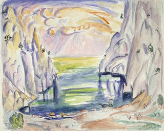 Vigne près de Vaux Cassis - Émile Othon Friesz — artwork view