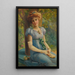 A Gentle Gaze - Émile Vernon — framed artwork on a wall