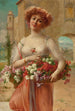 with Roses - Émile Vernon — artwork view