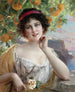 La beauté sous l'oranger - Émile Vernon — artwork view