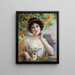 La beauté sous l'oranger - Émile Vernon — framed artwork on a wall