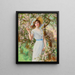 Cherry Blossom Painting - Émile Vernon — framed artwork on a wall