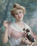 The mischievous puppy - Émile Vernon — artwork view