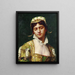 A stolen glance - Émile Villa — framed artwork on a wall