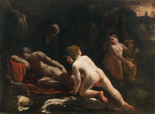 Lot et ses filles - École émilienne — artwork view