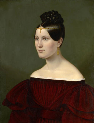 Portrait of Baroness Auguste von Eichthal - Emilie Linder — artwork view