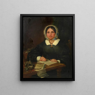 Ida Pfeiffer née Reyer voyageuse du monde - Emilie Schmöck — framed artwork on a wall