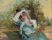 Girl with Flowers - Emilio Sala y Francés — artwork view
